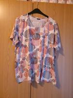Laura Torelli Tshirt weiß Muster Kreis Gr.52/54 Niedersachsen - Hinte Vorschau