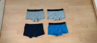 4 Stück Junge Boxer Shorts Unterwäsche Gr 122/128 grau blau Bayern - Weiden (Oberpfalz) Vorschau