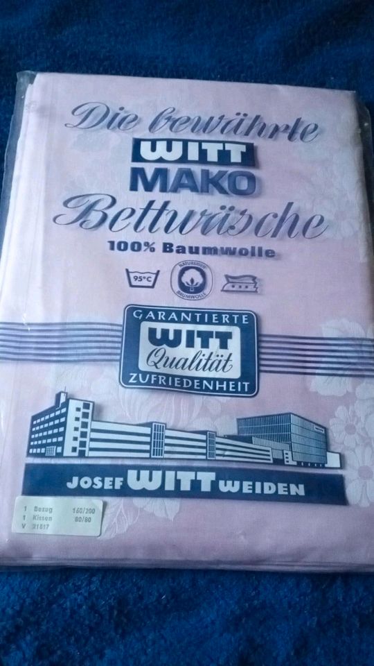 WITT Weiden 2-teil. Bettwäsche 160x200 +80x80 cm in Hannover