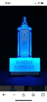 Bombay Sapphire LED Sockel blau Flaschenleuchte Reklame Hessen - Groß-Gerau Vorschau