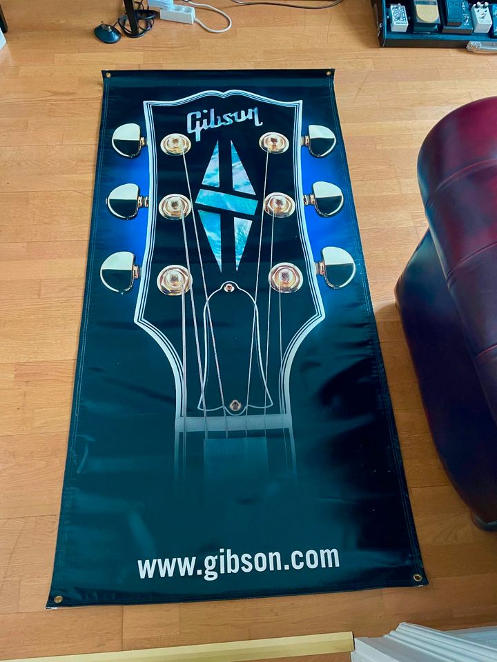 Gibson Outdoor Poster Plakat -groß-selten in Wiesbaden