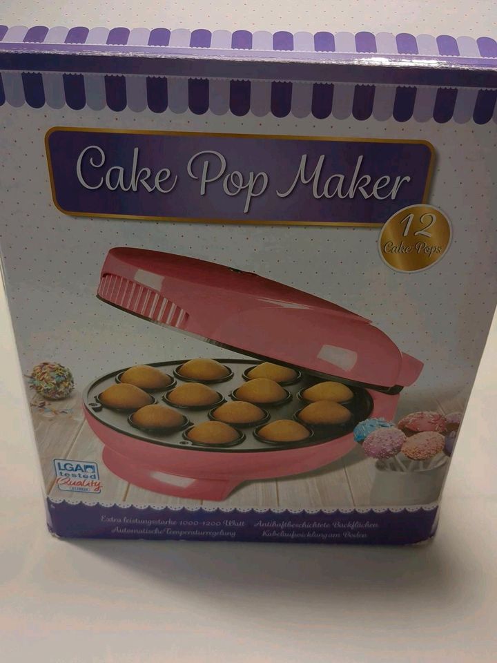 Pinker Cake Pop Maker für 12 Cake Pops in Grafing bei München