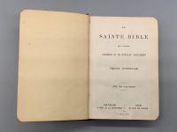 ANTIKES BUCH UM 1900 DIE BIBEL AUF FRANZÖSISCH LA SAINTE BIBLE - Versand kostenlos - Wir sind für Sie da lokal in 86830 Schwabmünchen oder online ARTHOME24 Bayern - Schwabmünchen Vorschau