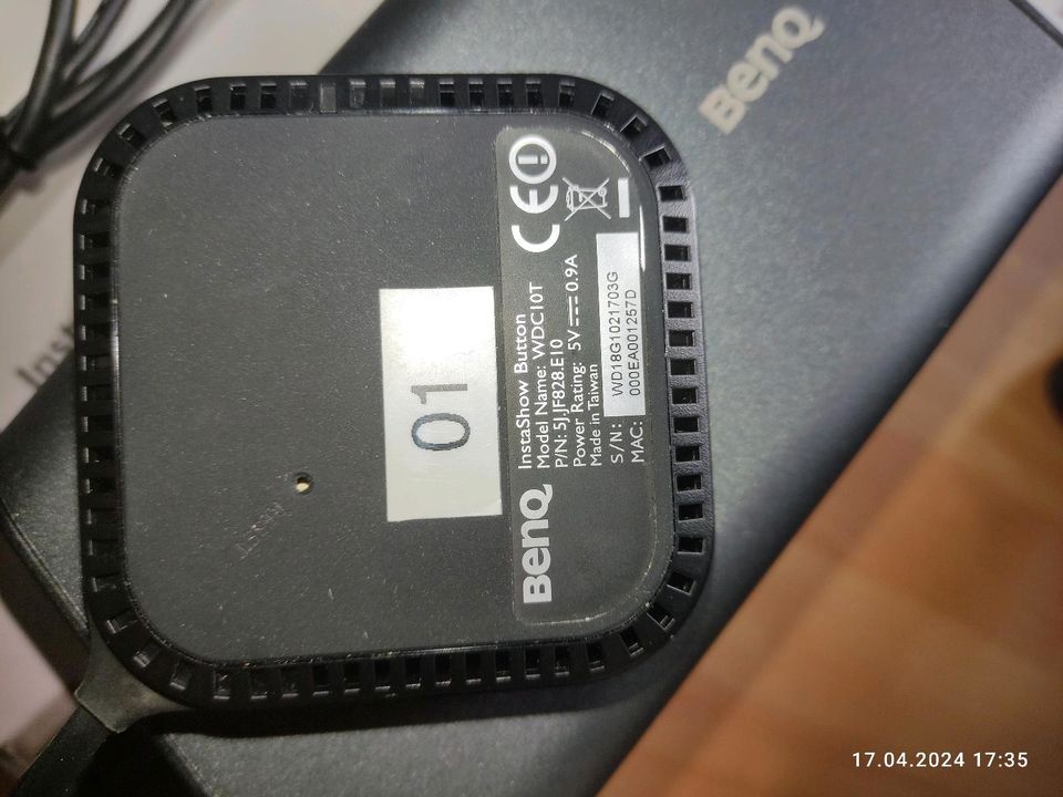 BENQ InstaShow  WDC10T Wireless Presentation HDMI in Sprakel