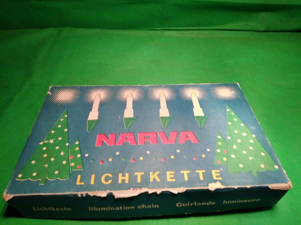 Lichterkette von Narva Weinachtsbaum DDR in Arendsee (Altmark)