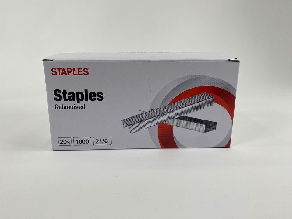 50 Pack. Staples Heftklammern verzinkt, Großhandel online shop in Tanna