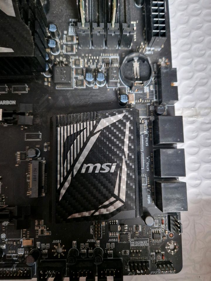 MSI Mainboard + Lüfter + Netzwerkkarte in Mannheim