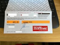 Möbel Höffner Gutschein 400 € München - Allach-Untermenzing Vorschau