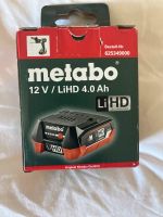 Metabo 12 V / LiHD 4.0 ah Akku Baden-Württemberg - Heidelberg Vorschau