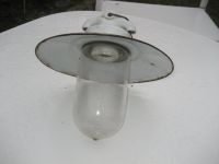 Emaille Stalllampe Glaskolbenlampe Kellerlampe Antik Vintage Rheinland-Pfalz - Birkenheide Vorschau