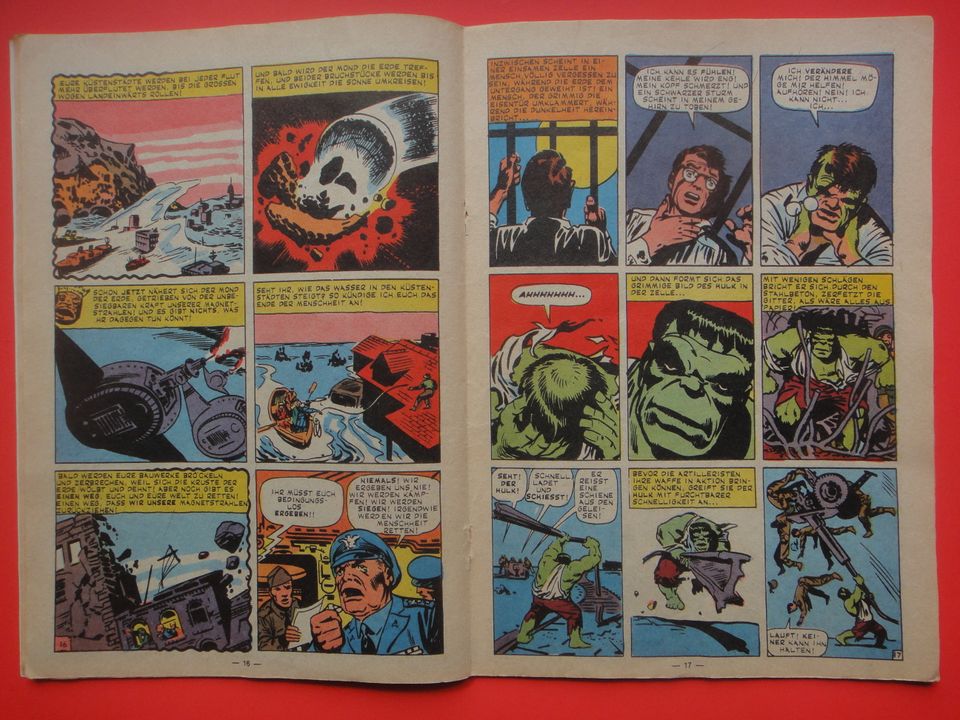 Hulk. Nummer 2. Williams Verlag. 1974. Selten ( ! ). in Wiesbaden