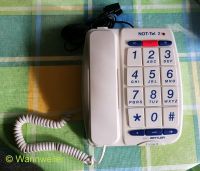 DSC-Zettler Not-Telefon 2 Großtasten-Telefon. Baden-Württemberg - Wannweil Vorschau
