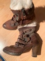 Leder-Stiefeletten Stiefel Leder Braun Hohe Schuhe Brandenburg - Potsdam Vorschau