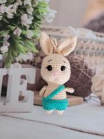 Amigurumi Hase Schlüsselanhänger, Geschenk zum Ostern Leipzig - Grünau-Ost Vorschau