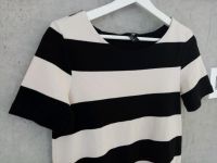 Kleid Longshirt Tunika Streifen schwarz Creme-weiß S H&M Nordrhein-Westfalen - Geilenkirchen Vorschau