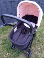 Kinderwagen mit Babywanne rosa/schwarz von Hauck Niedersachsen - Peheim Vorschau