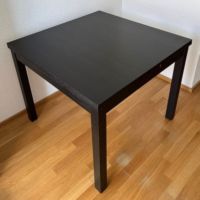 Ikea Tisch Bjursta schwarz/braun 90x90 ausziehbar auf 180 cm München - Sendling-Westpark Vorschau