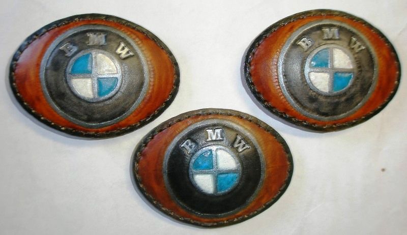 BMW Gürtelschließe - Gürtelschnalle - Buckle Leder Unikat in St. Wendel