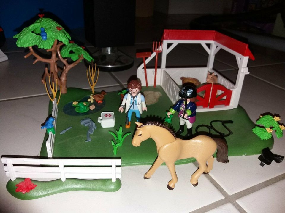 Playmobil Country Super Set Koppel mit Pferdebox (6147) in Oer-Erkenschwick