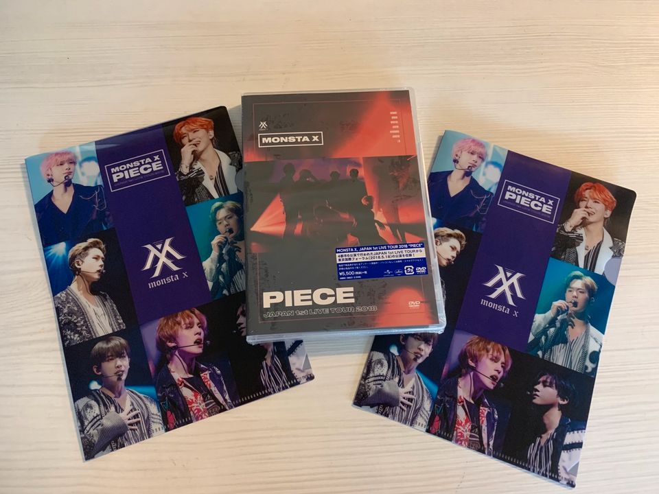 Monsta X Piece Japan 1st Live Tour 2018 DVD in Handorf