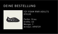 Adidas Yeezy Foam RNR "Onyx" in EU43 Schleswig-Holstein - Kiel Vorschau