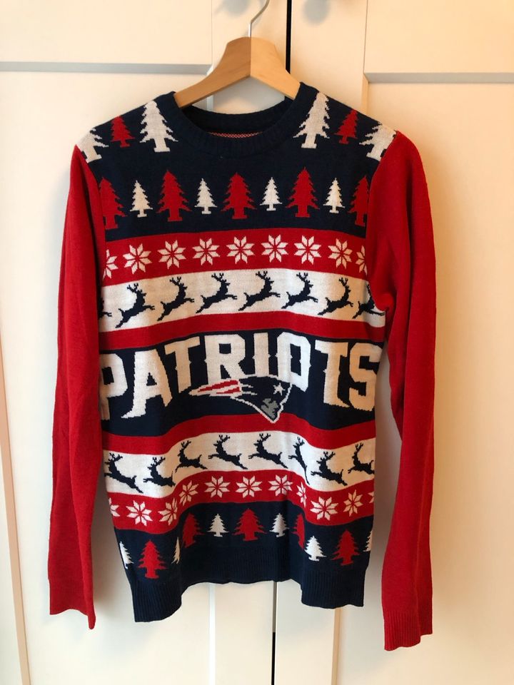 New England Patriots Ugly Sweater Pullover Herren in Mespelbrunn
