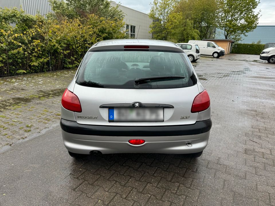 Peugeot 206 Klima 1.4 Liter TÜV Elekt Fenster Zentralverriegelung in Bochum