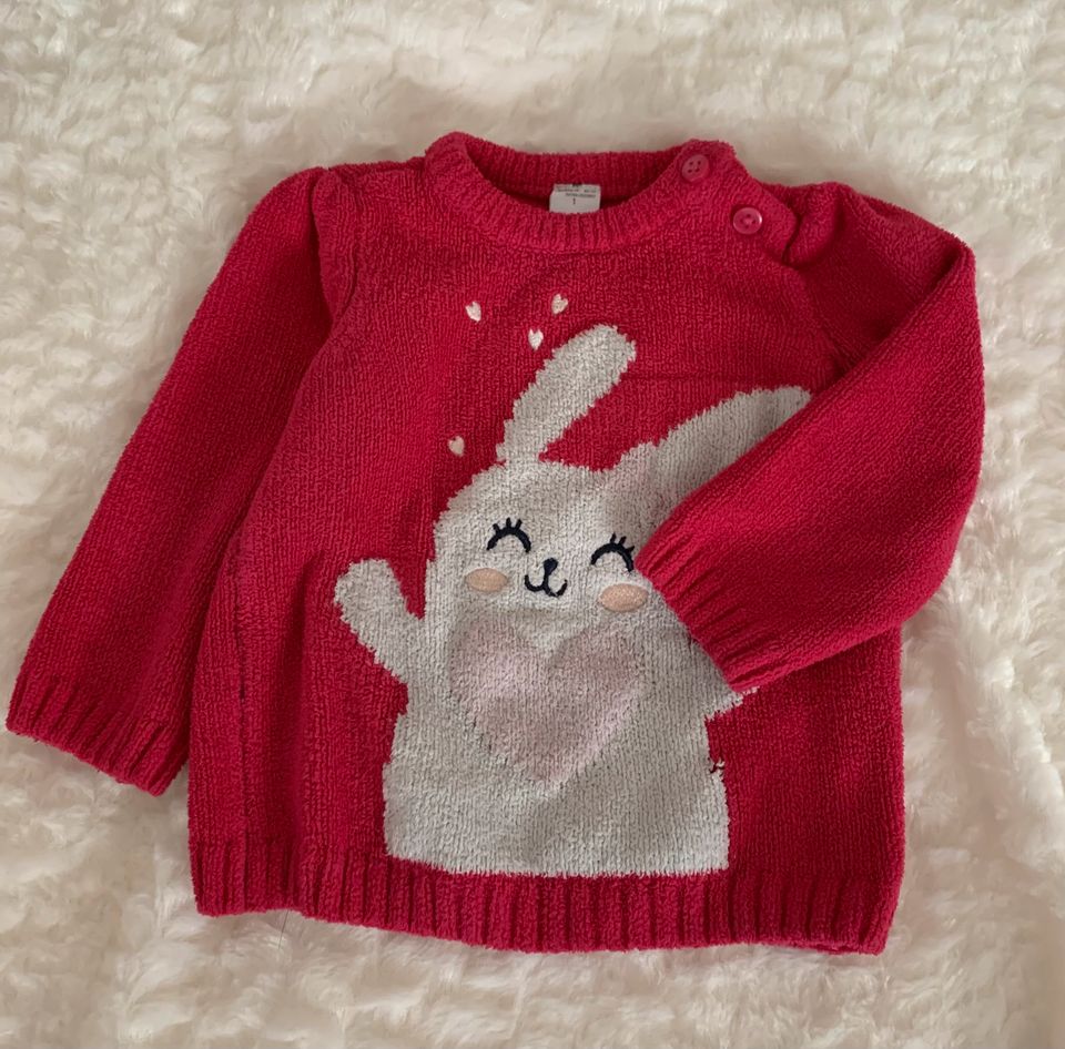 Pullover Pulli Shirt Ostern Hase Baby 74 in Bielefeld