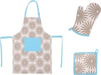 Betz 3 tlg Grillschürzen Set Kochschürze Latzschürze Küchenschürze Topfhandschuh Topflappen BLUME Baden-Württemberg - Hohenstein Vorschau