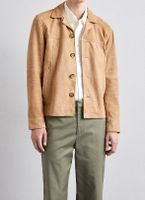 Studio ID Designer Ziege Velour Leder Jacke beige braun M NEU Saarbrücken-Mitte - St Johann Vorschau