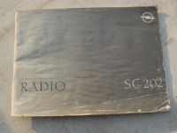 Eine Bedienungsanleitung für Opel Radio SC 202  8,88  * Nordrhein-Westfalen - Kirchlengern Vorschau