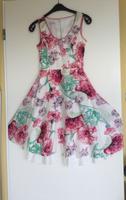 Kleid mit Blumenmotiv, rockabilly, Festlich,Garden-party,Cocktail Hessen - Neu-Anspach Vorschau