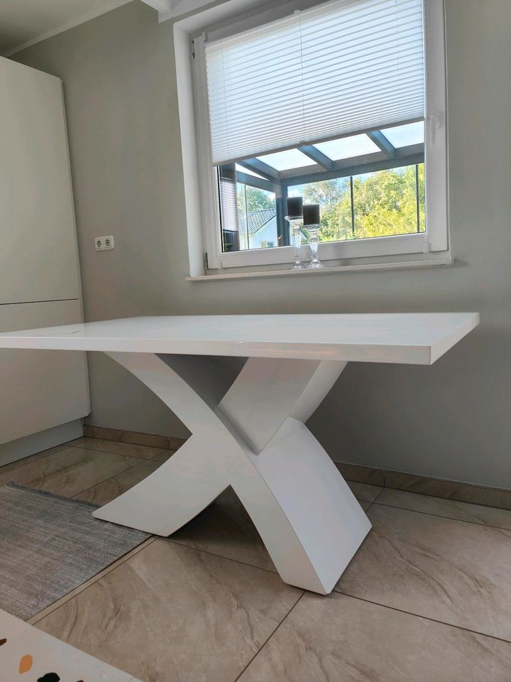 Esstisch Küchentisch Tisch Wohnzimmertisch. 160x90cm weiß in Dortmund