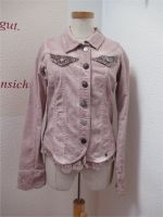 TREDY Jeansjacke Gr. 36 mauve Spitze Jacke Pailetten rosa grau Niedersachsen - Varel Vorschau