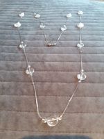 Modeschmuck Kette Silber Transparent Perlen - Sehr guter Zustand Hessen - Pfungstadt Vorschau