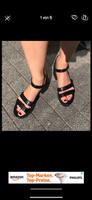 Stradivarius Sandalen Plateau 39 schwarz Bayern - Königsbrunn Vorschau