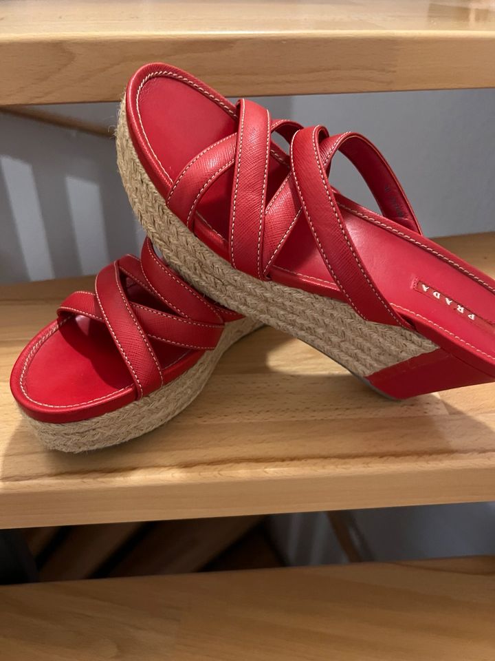 PRADA Wedges! Riemchensandalen! Original! 40! in Freising