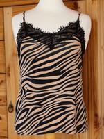 H&M DAMEN TRÄGER TOP T-SHIRT TIGER SPITZE BRAUN SCHWARZ 34/36 NEU Hessen - Felsberg Vorschau