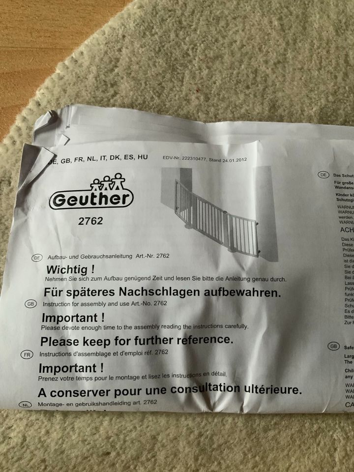 Treppenschutzgitter Geuther 2762 in Ibbenbüren