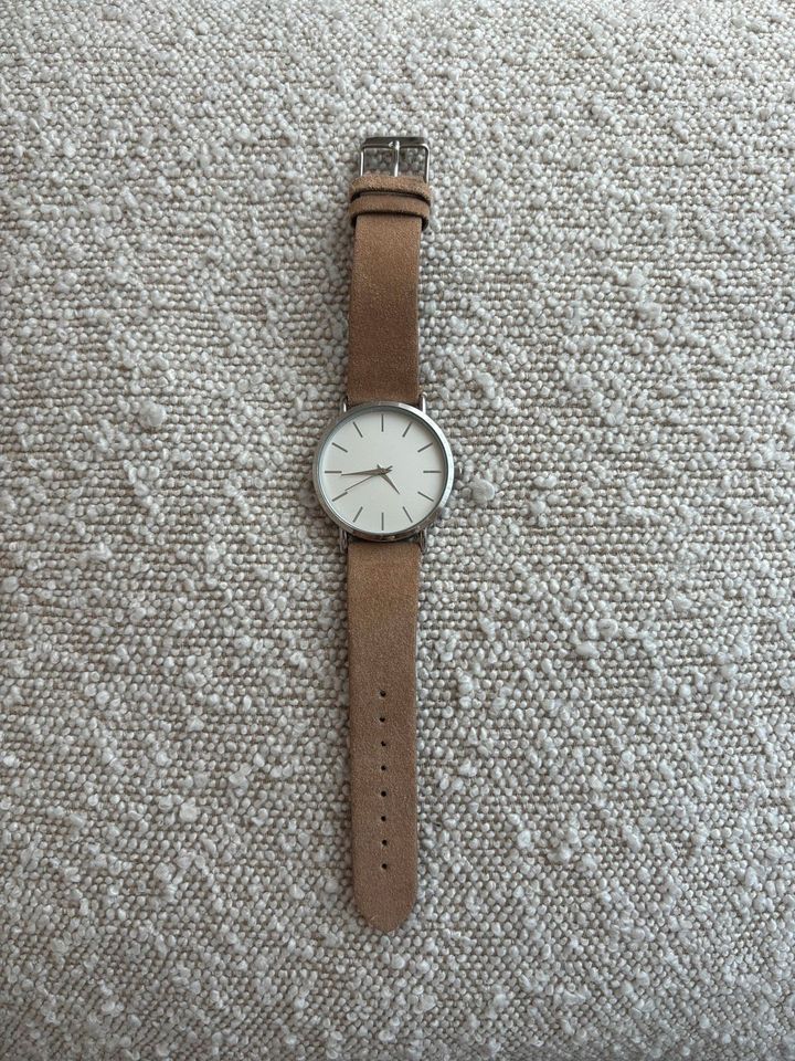 H&M Uhr Beige Armband Schlicht Classic 40mm Herren in Berlin