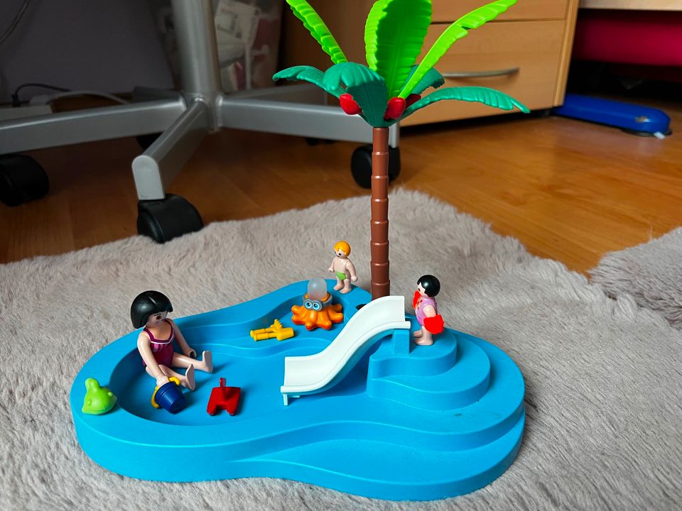 Playmobil 6673 Pool Babybecken Schwimm Rutsche Summerfun in Mainz