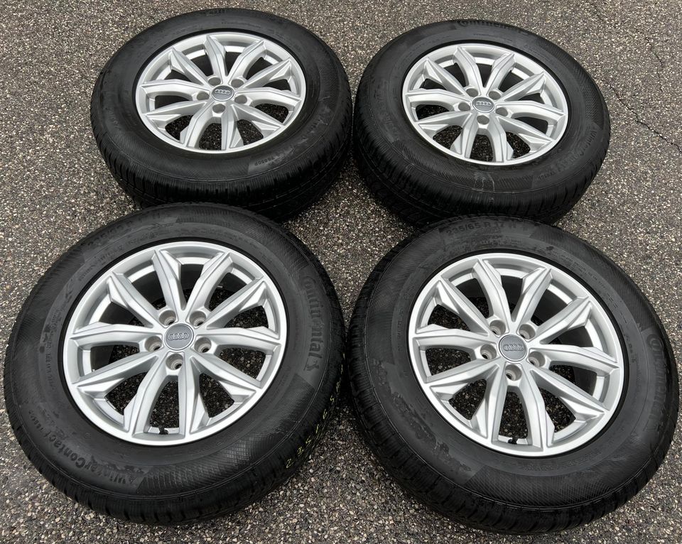 4 ORIGINAL 17" ALU WINTERRÄDER AUDI Q5 FY 235/65R17 104H #1CXB in Bad Tölz