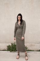 Elegantes Kleid XL 42 oliv Khaki Zara neu Bochum - Bochum-Südwest Vorschau