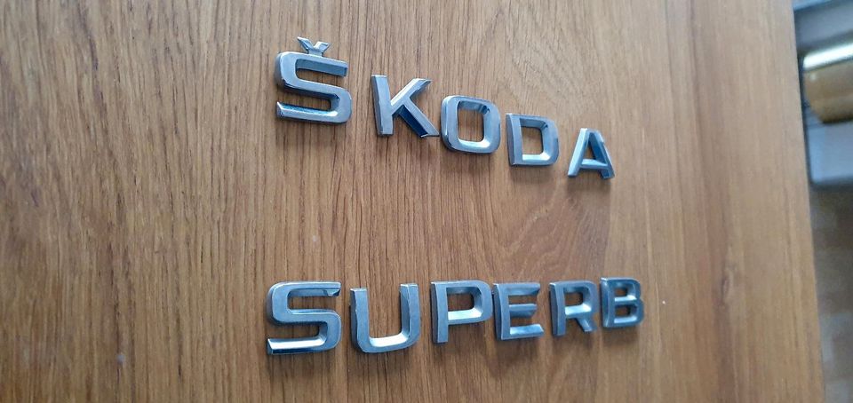 Original Skoda Schriftzug schwarz Heckklappe Emblem Buchstaben