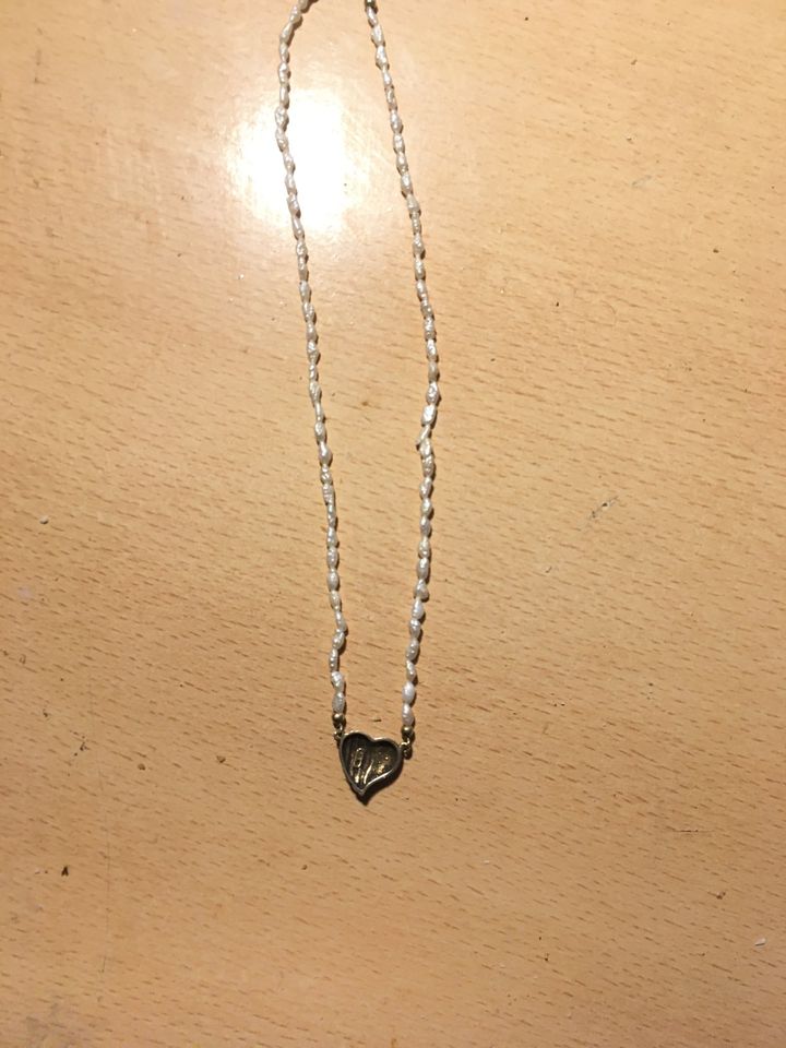 Kole mit Perlen 925 Silber und mit Herz Anhänger in Bayern - Weiden  (Oberpfalz) | eBay Kleinanzeigen ist jetzt Kleinanzeigen