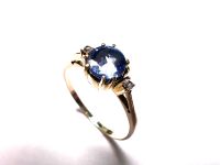 Feiner Ring Gelb Gold 585/- 14k m Farbstein Gr. 58 Hannover - Mitte Vorschau