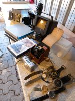 Alte Fotoapparate, Beleuchtung und Uhren, komplett! Niedersachsen - Hatten Vorschau