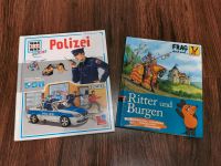 2 Bücher Was ist was JUNIOR Polizei + Frag die Maus Ritter Burgen Niedersachsen - Lehre Vorschau