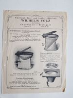 Württemb. Teer- und Asphalt-Geschäft Volz Stuttgart Klosett  1900 Baden-Württemberg - Leonberg Vorschau