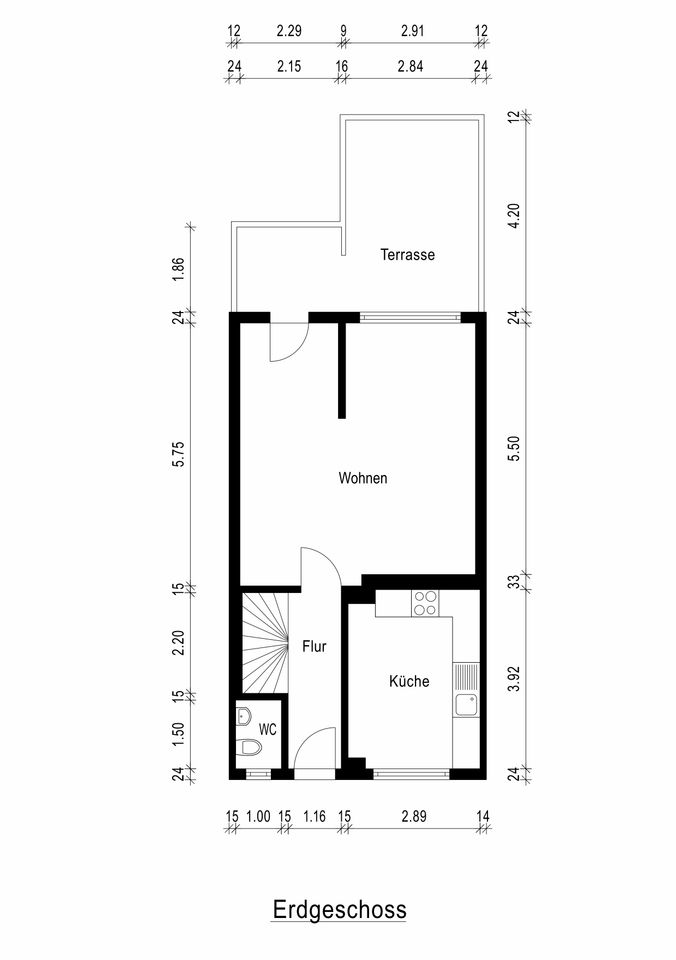 Einfamilienhaus für die kleine Familie mit naturnahen Garten & Garage in Bremen